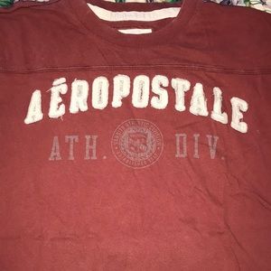 Men Aeropostale Maroon T-shirt Size XXL